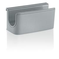 Sigel SI-GL810 Pennenhouder Voor Glasborden Van 3 Tot 5mm Licht Grijs 75x37x35mm - thumbnail