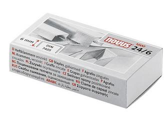 Novus nietjes 24/6 DIN, doos met 1000 nietjes Novus nietjes 24/6 DIN, doos met 1000 nietjes