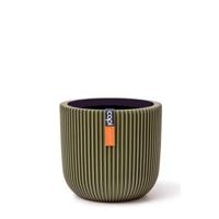 Capi Bloempot Pot Bol Groove Groen Ø17cm - thumbnail