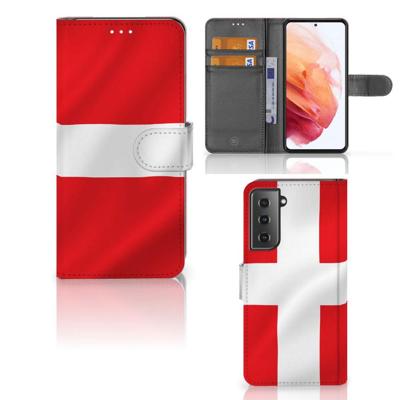 Samsung Galaxy S21 | Bookstyle Case | Denemarken Samsung Galaxy S21 | Bookstyle Case | Denemarken