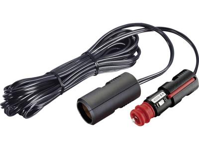 ProCar Verlängerungkabel 8A Flachl. 18m 2x075 Verlengkabel Stroombelasting (max.): 8 A Geschikt voor Sigarettenaansteker en standaard contactdoos Verlengkabel