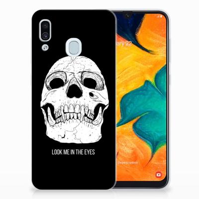 Silicone Back Case Samsung Galaxy A30 Skull Eyes Silicone Back Case Samsung Galaxy A30 Skull Eyes