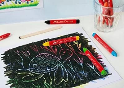 Faber Castell FC-120034 Waskrijt Jumbo In Opbergbox 24 Stuks
