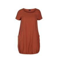 Zizzi jurk JEASY roodbruin - thumbnail