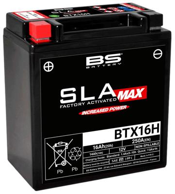 BS-BATTERY batterij "bgz16h / btx16h". battery btx16h bs sla-max