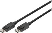 Digitus AK-340106-030-S DisplayPort-kabel DisplayPort Aansluitkabel DisplayPort-stekker, DisplayPort-stekker 3.00 m Zwart Vergulde steekcontacten, Afgeschermd - thumbnail