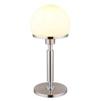 Globo TafellampHaku chroom met wit glas - 21954C - thumbnail