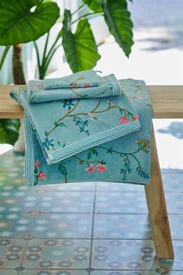 Pip Studio Pip Studio Douchelaken Les Fleurs Blue 70x140