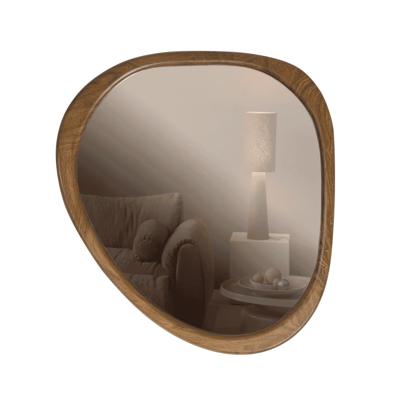 WOOOD Organische Spiegel 'Leif' MDF, 48 x 44cm