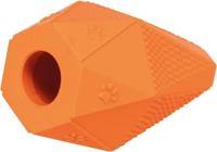 TRIXIE HONDENSPEELGOED JUMPER NATUURRUBBER ORANJE 10 CM 3 ST - thumbnail