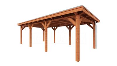 Trendhout Buitenverblijf Florence 785x425 cm - Plat dak- Plat dak- Onbehandeld lariks Douglas hout- Trendhout Trendhout Buitenverblijf Florence 785x425 cm - Plat dak- Plat dak- Onbehandeld lariks Douglas hout- Trendhout