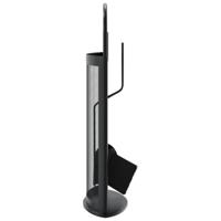 VidaXL 5-delige openhaardgereedschapset 23x15x66 cm staal - thumbnail