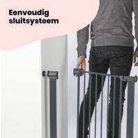 VEILIGHEID 1St Easy Close Kinderveiligheidsbarrière - Metaal - Zwart - thumbnail
