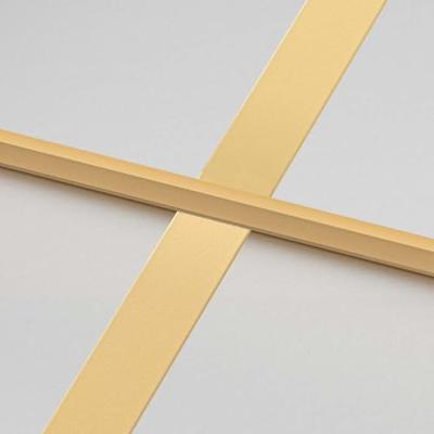 VidaXL Binnendeur smal 93x201,5 cm gehard glas en aluminium goudkleur