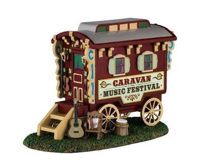 Caravan Music Festival 12x19x14 cm Kersthuisje LEMAX - Lemax Caravan Music Festival 12x19x14 cm Kersthuisje LEMAX - Lemax