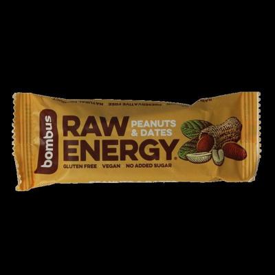 Bombus Raw energy bar peanut & dates 50 Gram Bombus Raw energy bar peanut & dates 50 Gram