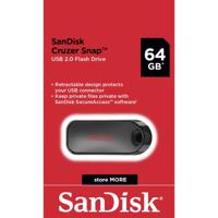 Usb stick 2.0 sandisk cruzer snap usb-a 64gb - thumbnail