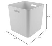 Sunware Sigma home cube box 25 liter wit - thumbnail