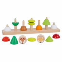 Goki houten kleur- en vormsorteerspel - thumbnail