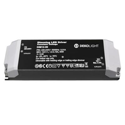 Deko Light BASIC, DIM, CV 12V 12-50W LED-driver Constante spanning 50 W 1000 - 4610 mA 12 V 1 stuk(s)