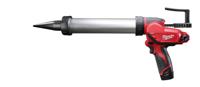 Milwaukee M12 PCG/400A-201B Accu lijm- en kitspuit met 400 ml aluminium patroonhouder 12V 2.0Ah in tas - 4933441665 - thumbnail