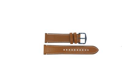 Horlogeband Fossil FTW4016 Leder Bruin 22mm