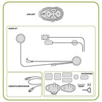 INTERPHONE helm communicatie systeem "link" helmet com.system interp. link single kit - thumbnail