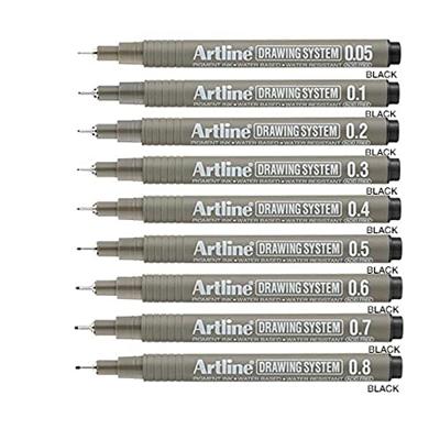 Fineliner Artline technisch 0.03mm zwart | 12 stuks Fineliner Artline technisch 0.03mm zwart | 12 stuks