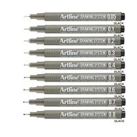 Fineliner Artline technisch 0.03mm zwart | 12 stuks - thumbnail
