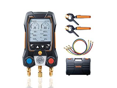 testo 550 Smart Set Koelmiddelmeter Druk Met vulslangset