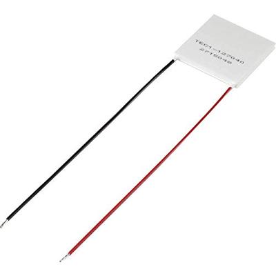 TRU COMPONENTS TEC1-127040 Peltier-element 15.4 V/DC 4 A 33.4 W (l x b x h) 40 x 40 x 3.9 mm TRU COMPONENTS TEC1-127040 Peltier-element 15.4 V/DC 4 A 33.4 W (l x b x h) 40 x 40 x 3.9 mm