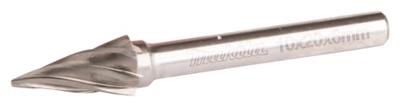 Makita B-52853 Freesstift Hardmetaal Spitse kegel Afmeting, Ø 10 mm Werklengte 20 mm Schachtdiameter 6 mm 1 stuks