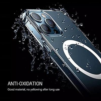 Lunso - Acryl Magsafe Softcase hoes - iPhone 12 Pro Max - Transparant Lunso - Acryl Magsafe Softcase hoes - iPhone 12 Pro Max - Transparant