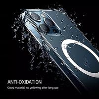 Lunso - Acryl Magsafe Softcase hoes - iPhone 12 Pro Max - Transparant - thumbnail