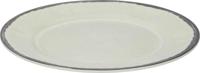 Diversen Tom dinerbord 25 cm melamine 229 gram wit/grijs - thumbnail
