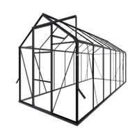 Tuinkas Kate V zwart 3 mm veiligheidsglas Royal Well - Royal well - thumbnail