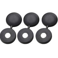 Afdekkap voor schroeven - Zwart - 50 stuks - thumbnail