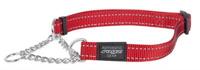 Rogz For Dogs fanbelt halfslip halsband rood - thumbnail