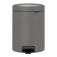 Brabantia pedaalemmer Newlcon 5 liter mineral concrete grey - thumbnail