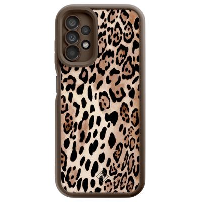 Samsung Galaxy A13 4G bruine case - Golden wildcat Samsung Galaxy A13 4G bruine case - Golden wildcat