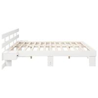 Bedframe met lade Wit Hout - thumbnail