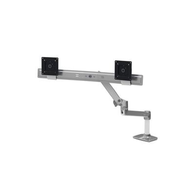 Ergotron LX bureausteun dubbele directe arm in gepolijst aluminium 45-489-026