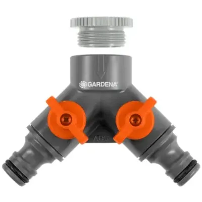 Gardena 2-Weg Waterverdeler 21mm/26,5mm
