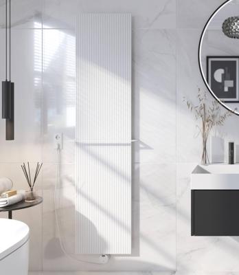 Ben Costela elektrische designradiator 700W 42x180cm wit met handdoekhouder