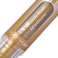 Gelschrijver pentel k230m m metallic goud | 12 stuks - thumbnail