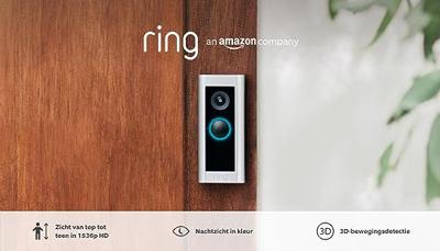 ring 8VRCPZ-0EU0 Video-deurintercom via WiFi Video Doorbell Pro 2 WiFi Buitenunit voor Nikkel (mat) ring 8VRCPZ-0EU0 Video-deurintercom via WiFi Video Doorbell Pro 2 WiFi Buitenunit voor Nikkel (mat)