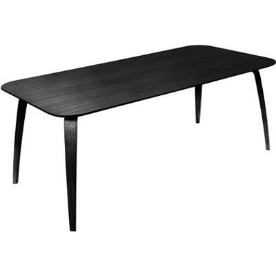 Gubi Dining eettafel Rectangular 200x100 cm black