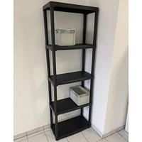 Opbergrek - TOOD - ETA 635 - 5 planken - Kunststof - 60 x 30 x 176 cm - Zwart - thumbnail