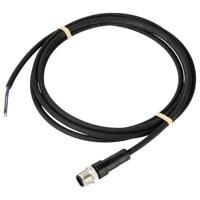 TRU COMPONENTS TC-12833132 Sensor/actuator aansluitkabel M12 Aantal polen (sensoren): 3 Stekker, recht 2 m 1 stuk(s) - thumbnail