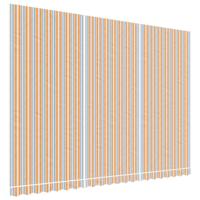 VidaXL Vervangingsdoek voor luifel gestreept 5x3,5 m meerkleurig - thumbnail